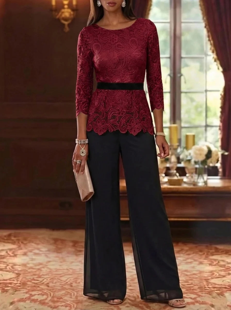 Chiffon Mother of the Bride Dress — The Greta Margaux | Guest & Gown — view 48