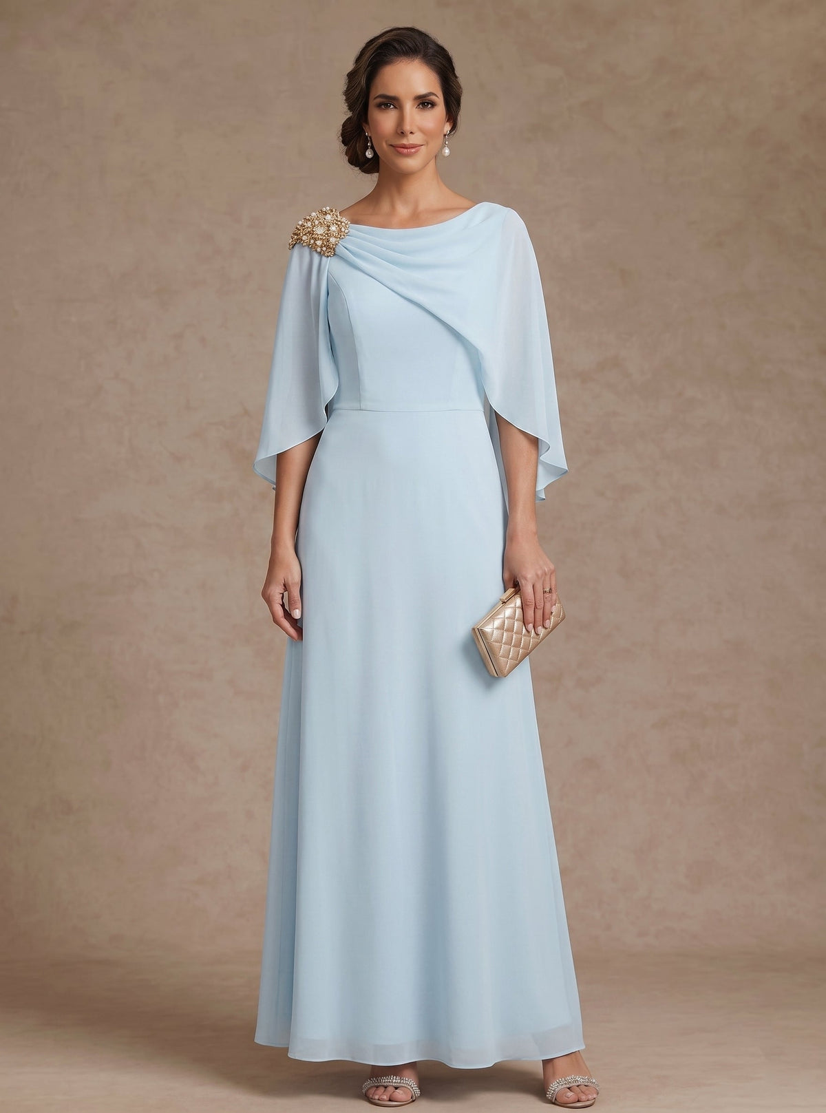 Chiffon Mother of the Bride Dress — The Fifi Celeste | Guest & Gown