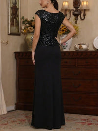 Sequin Mother of the Bride Dress — The Ayla Celeste | Guest & Gown — view 2