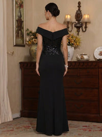 Sheath Mother of the Bride Dress — The Vada Celeste | Guest & Gown — view 2