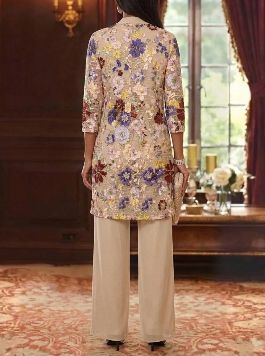 Long Mother of the Bride Dress — The Iris Vivienne | Guest & Gown — view 2
