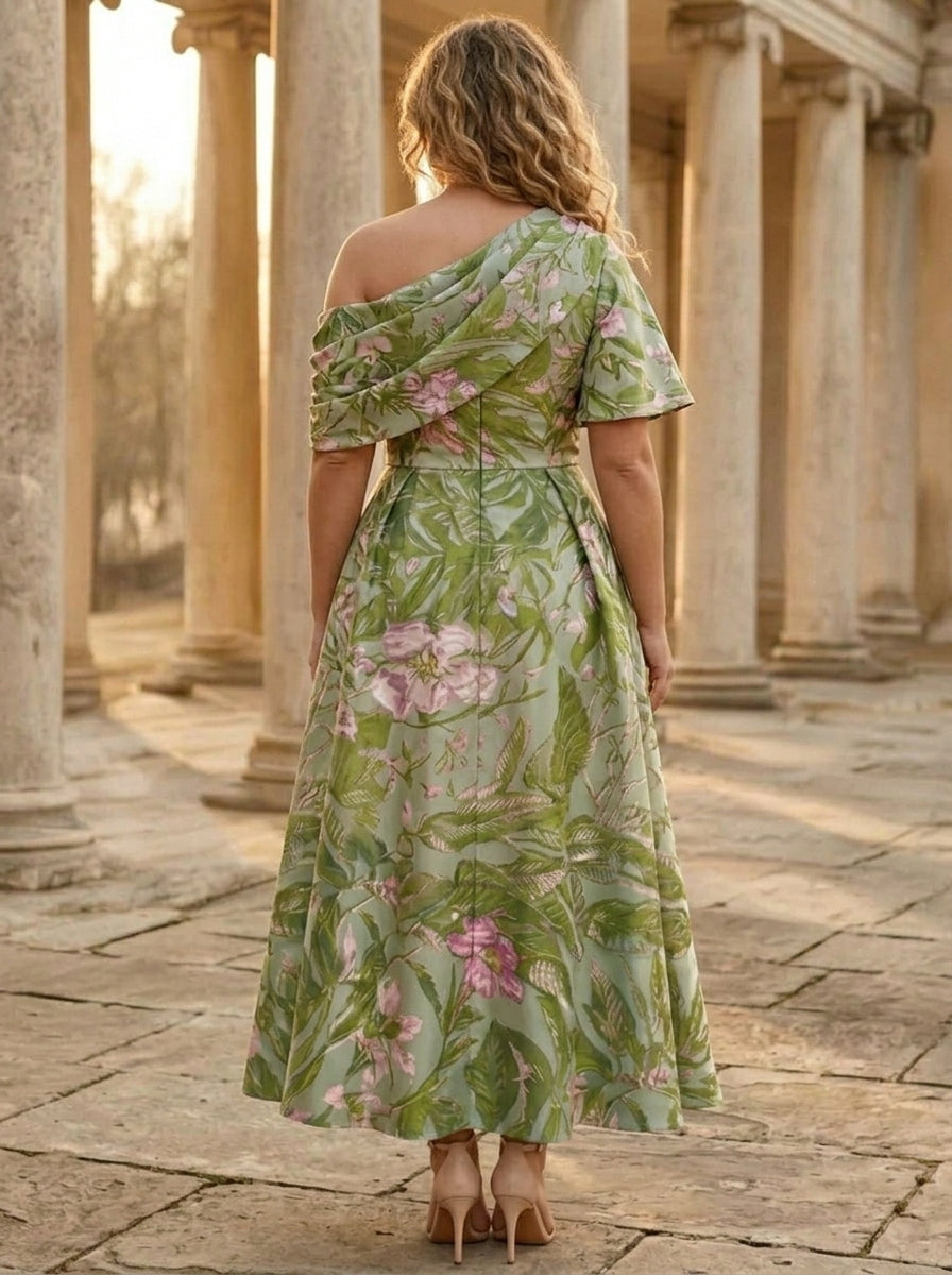 Mother of the Bride Plus Size Dress — The Ophelia Vivienne | Guest & Gown — view 2