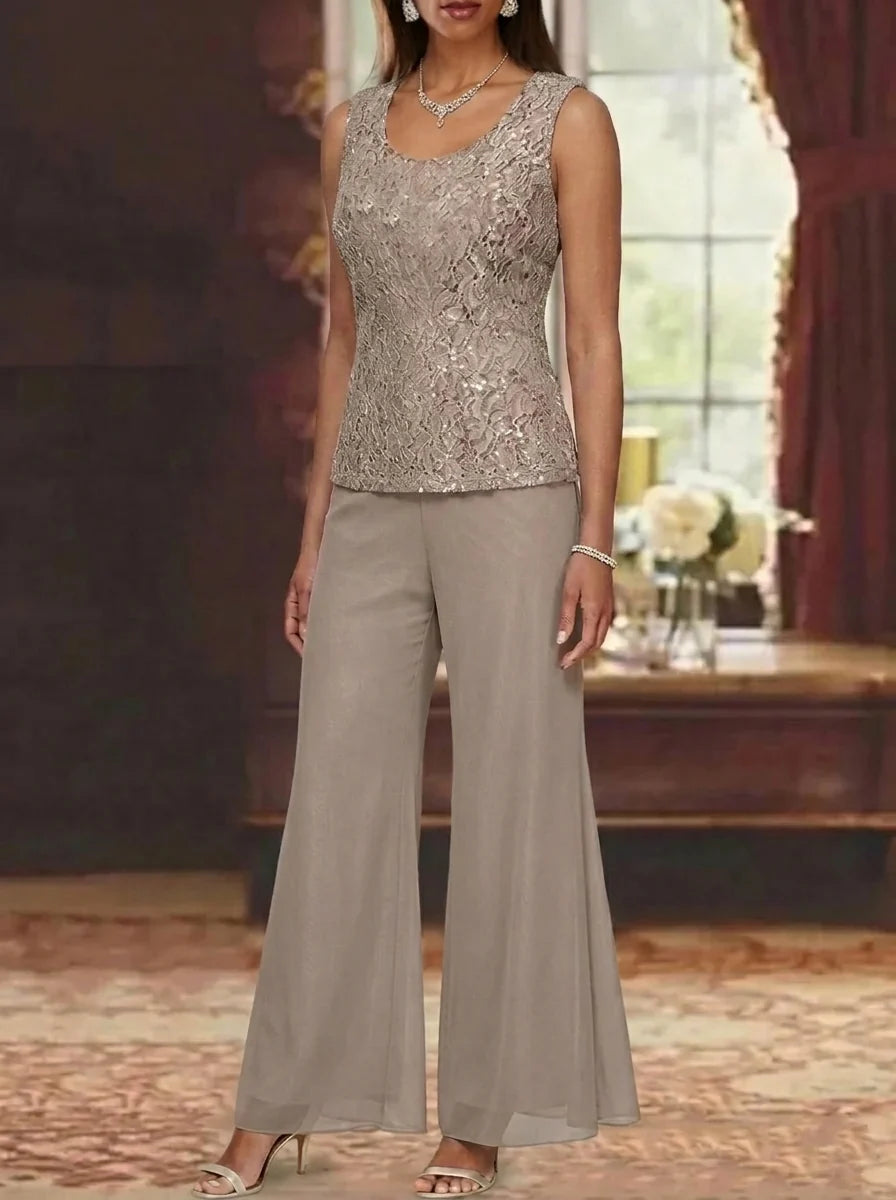 Long Mother of the Bride Dress with Sleeves — The Ula Aurelia | Guest & Gown — view 3