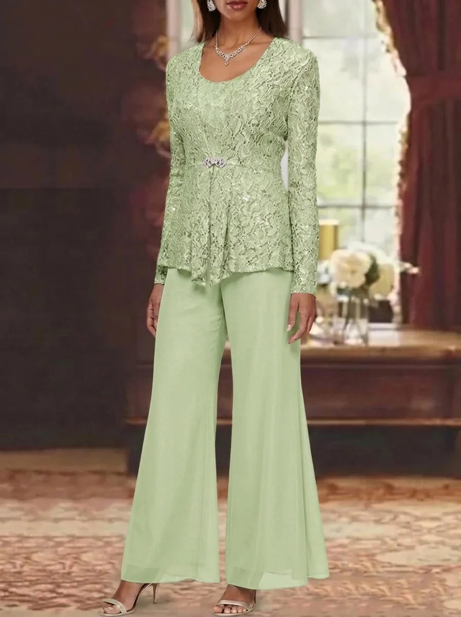 Long Mother of the Bride Dress with Sleeves — The Ula Aurelia | Guest & Gown — view 6