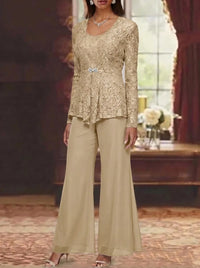 Long Mother of the Bride Dress with Sleeves — The Ula Aurelia | Guest & Gown — view 7