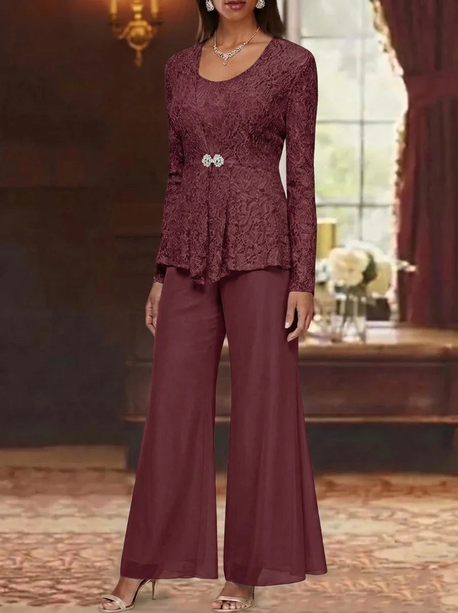 Long Mother of the Bride Dress with Sleeves — The Ula Aurelia | Guest & Gown — view 12