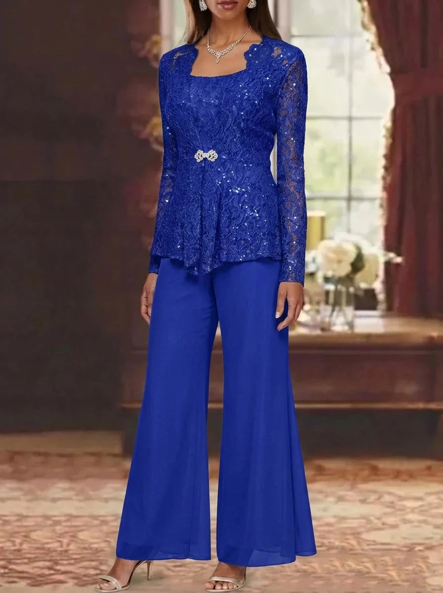Long Mother of the Bride Dress with Sleeves — The Ula Aurelia | Guest & Gown — view 15