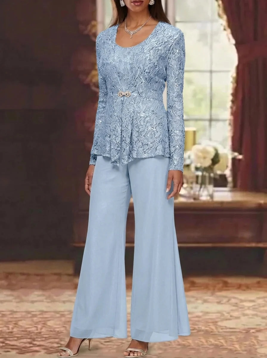 Long Mother of the Bride Dress with Sleeves — The Ula Aurelia | Guest & Gown — view 17