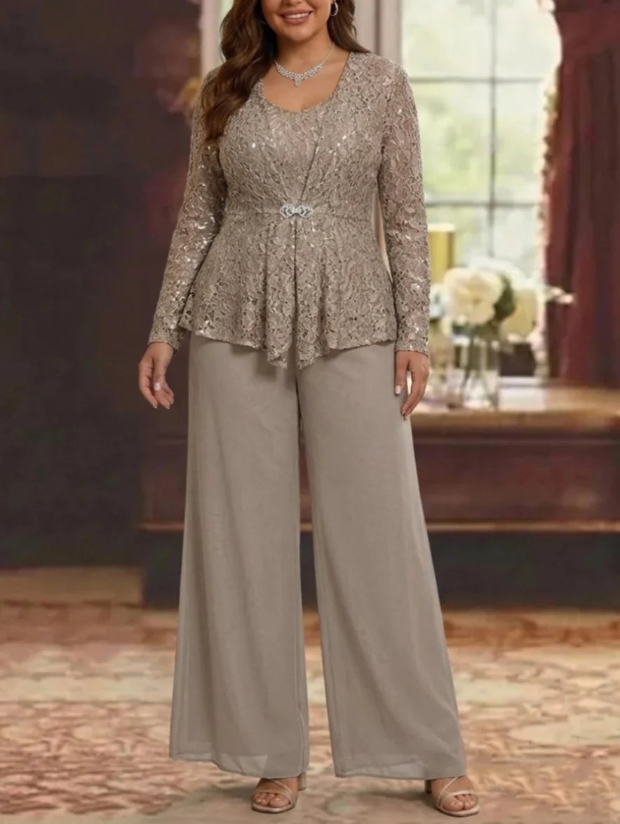 Plus Size Long Sleeve Mother of the Bride Dress — The Tamsin Seraphine | Guest & Gown