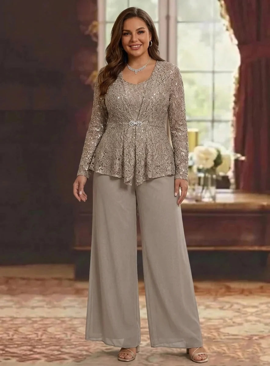Plus Size Long Sleeve Mother of the Bride Dress — The Tamsin Seraphine | Guest & Gown