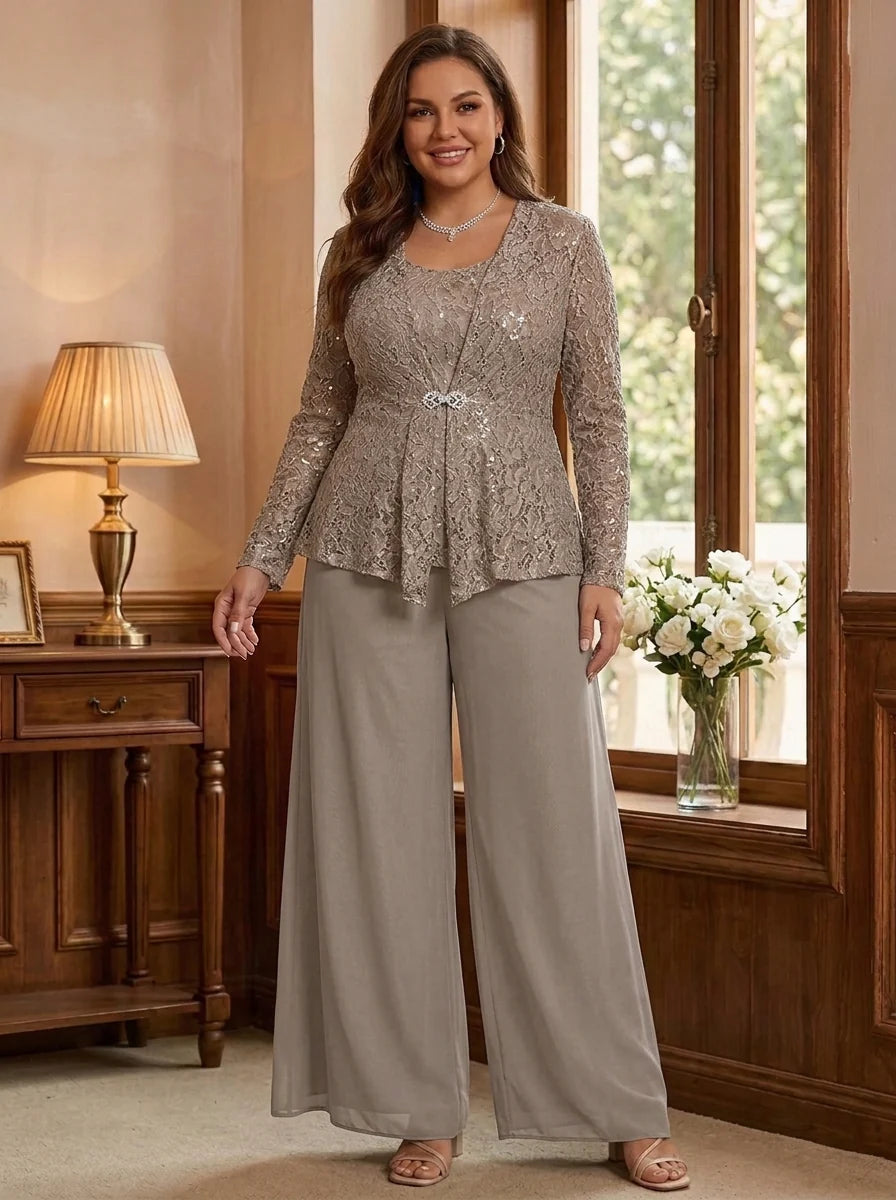 Plus Size Long Sleeve Mother of the Bride Dress — The Tamsin Seraphine | Guest & Gown