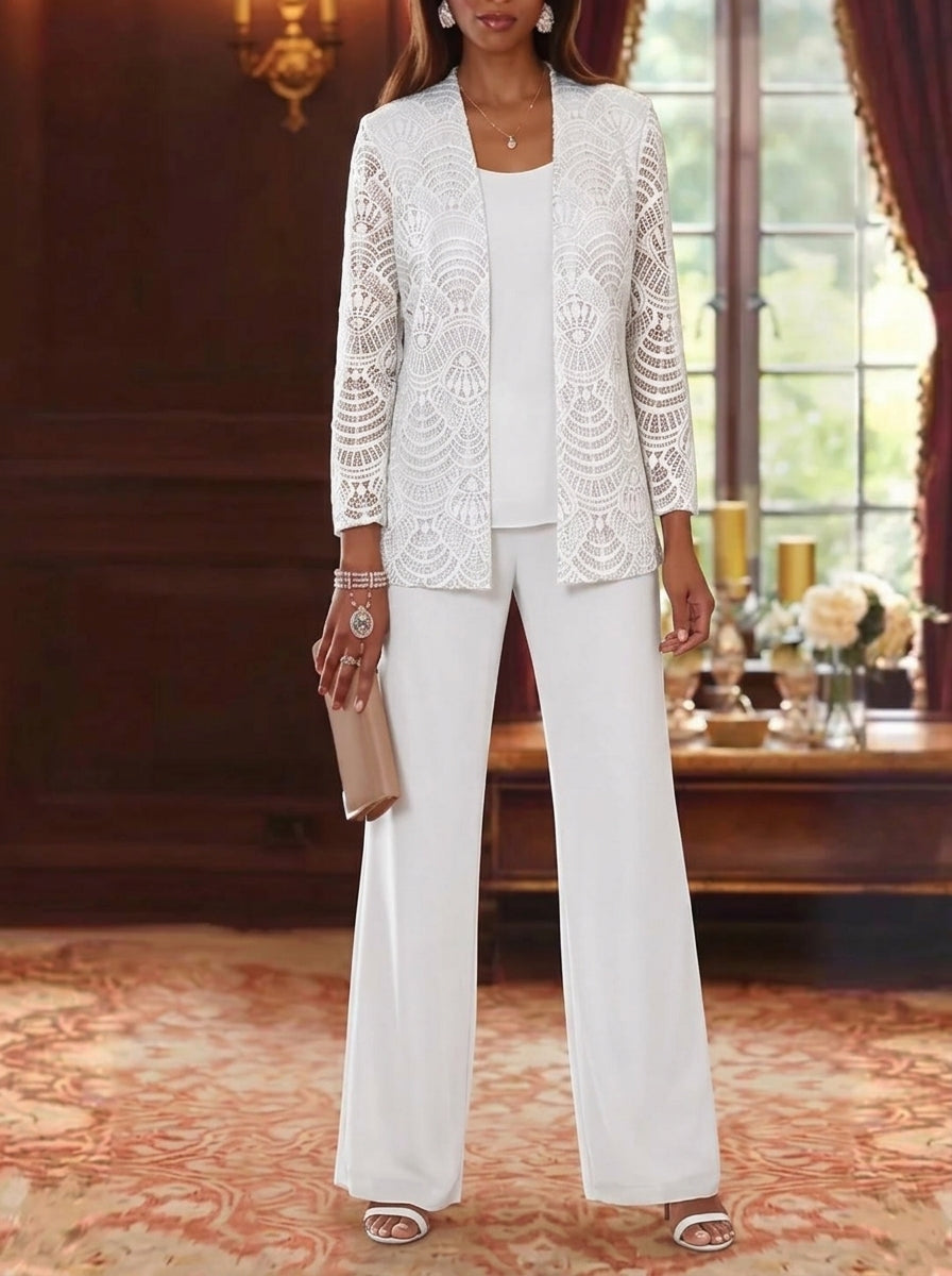 Long Mother of the Bride Dress with Sleeves — The Freya Aurelia | Guest & Gown — view 15