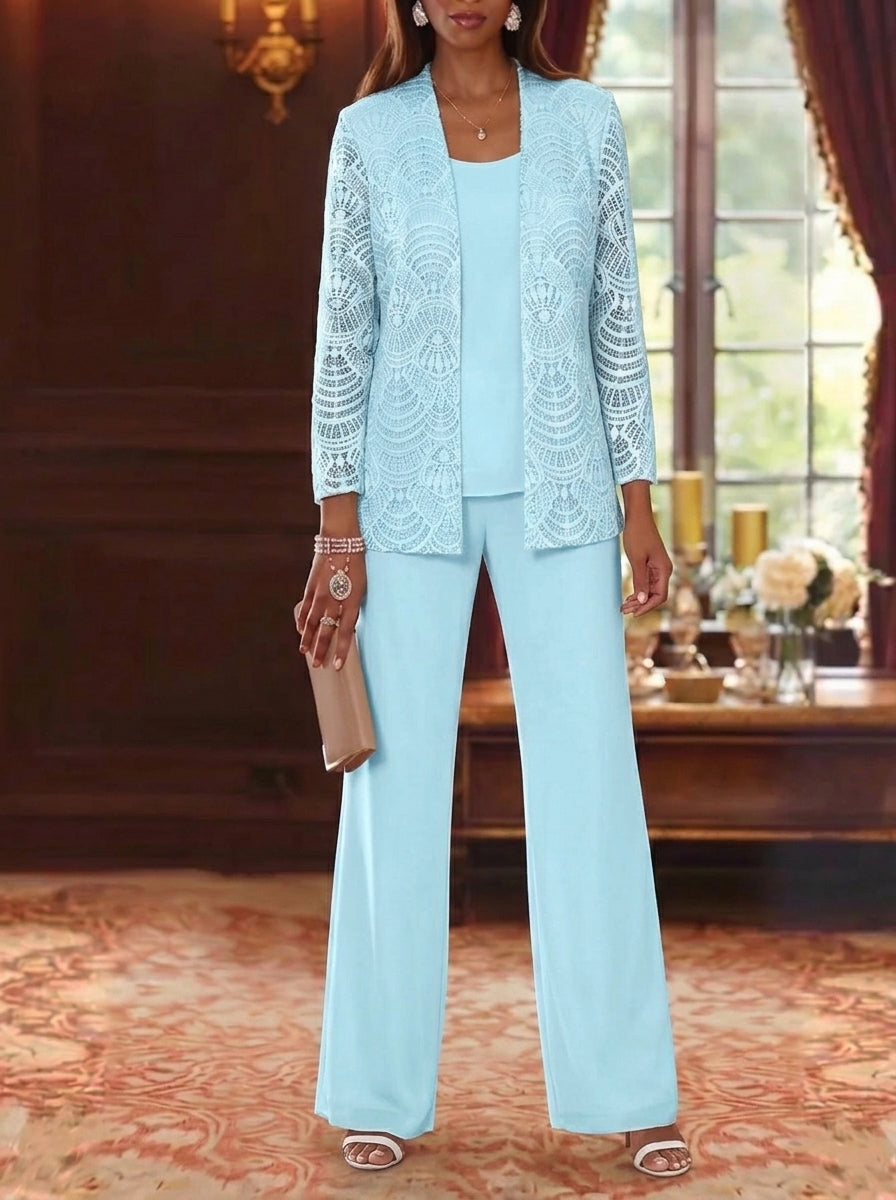 Long Mother of the Bride Dress with Sleeves — The Freya Aurelia | Guest & Gown — view 19