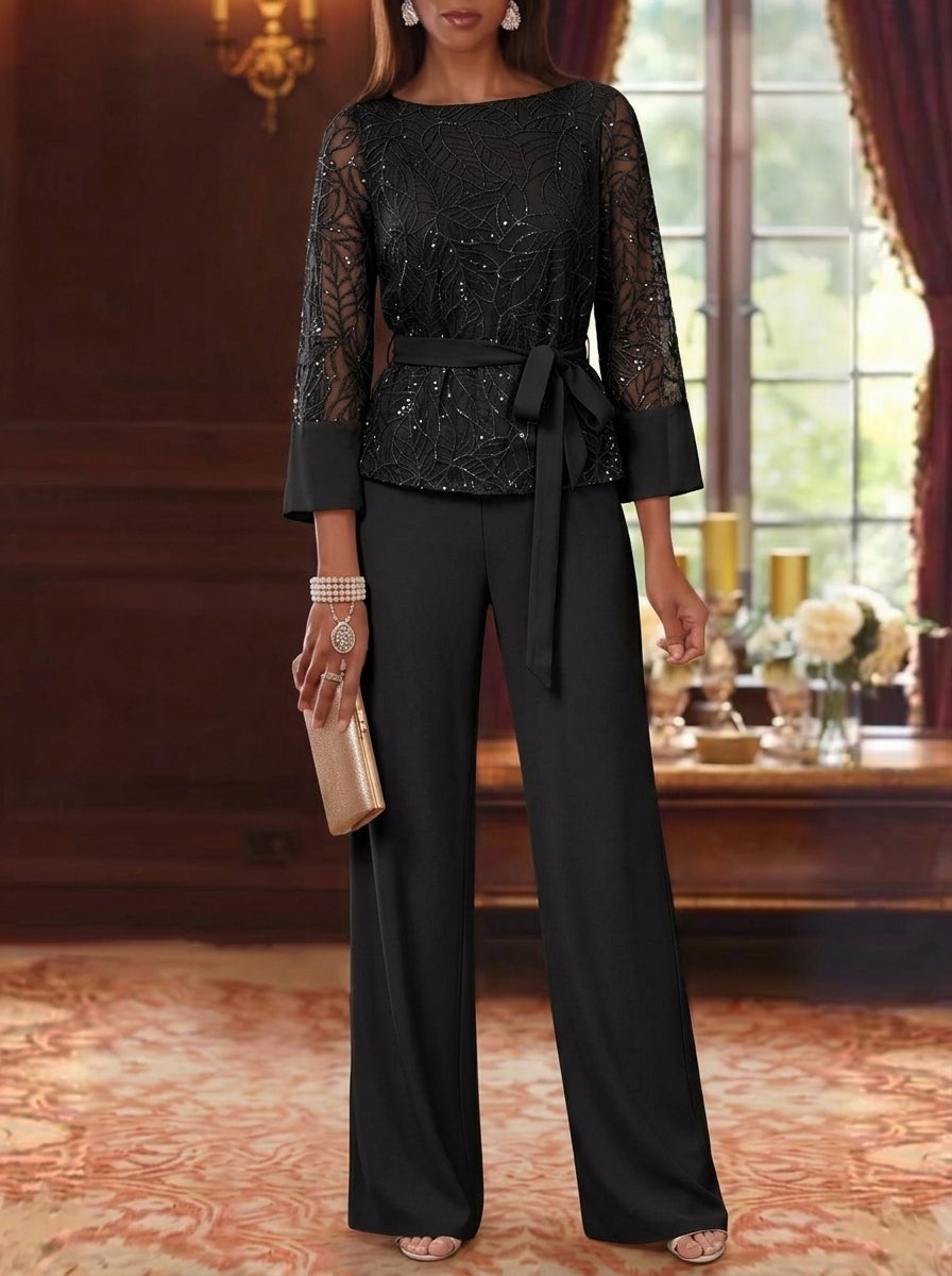 3 4 Sleeve Mother of the Bride Dress — The Faye Aurelia | Guest & Gown