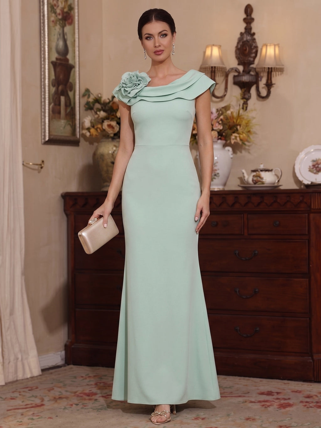 Long Bride's Mother Dress — The Colette Aurelia | Guest & Gown