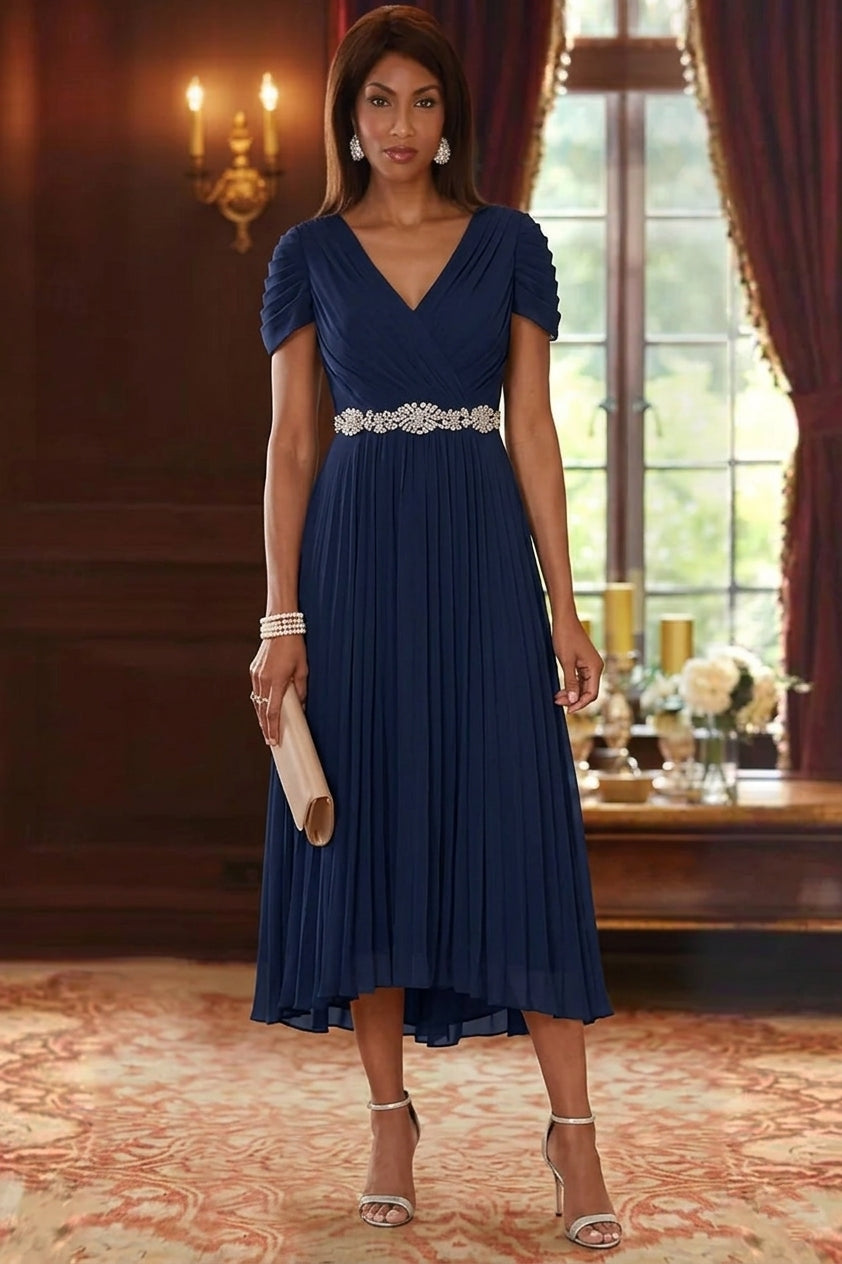 Tea Length Mother of the Bride Dress — The Vivienne Aurelia | Guest & Gown