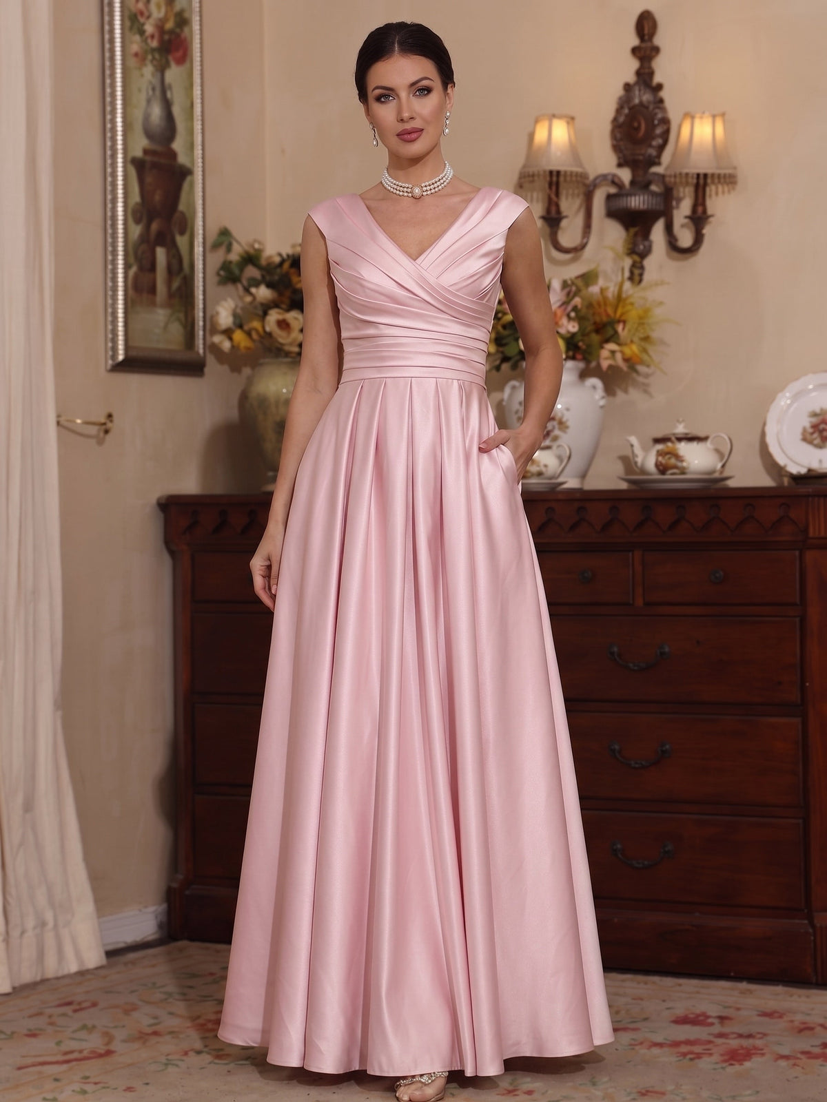 Long Mother of the Bride Dress — The Victoire Isla | Guest & Gown