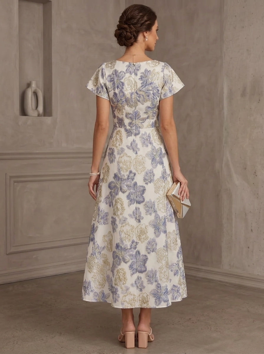 Tea Length Mother of the Bride Dress — The Melisande Isla | Guest & Gown