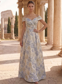Maxi Mother of the Bride Dress — The Eglantine Isla | Guest & Gown — view 3