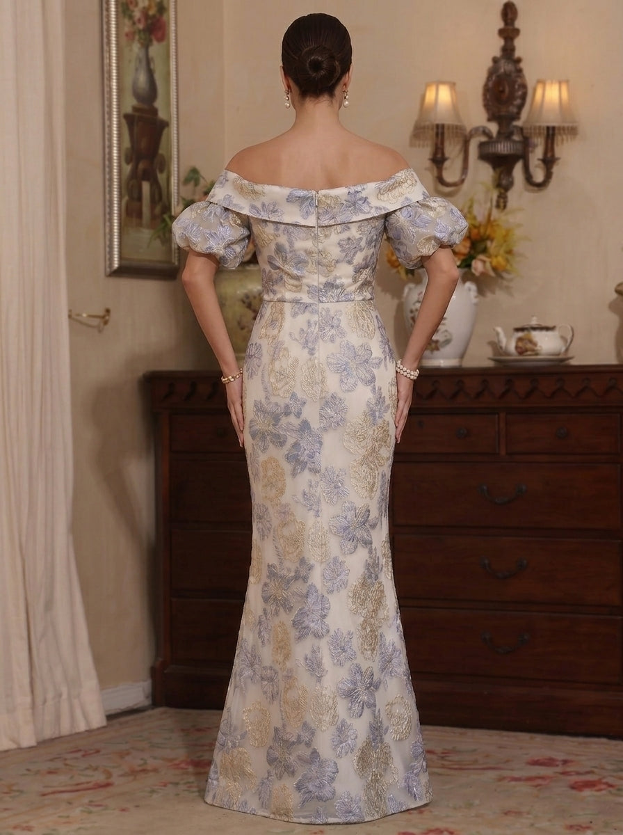 Floral Mother of the Bride Dress — The Capucine Isla | Guest & Gown — view 3