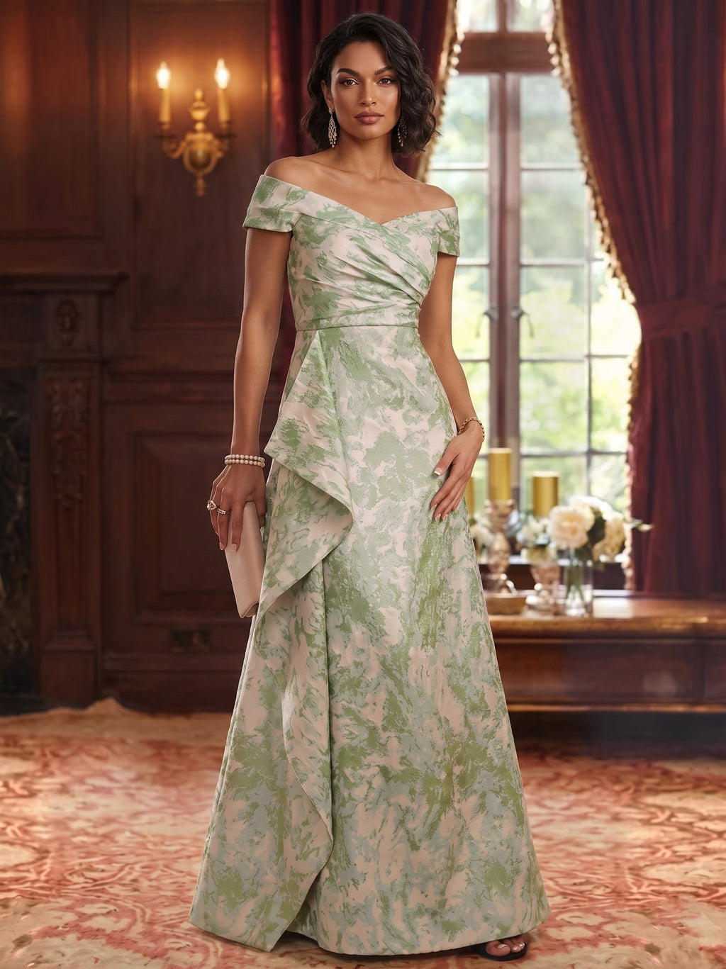 A-Line Mother of the Bride Dress — The Rosalind Isla | Guest & Gown — view 3