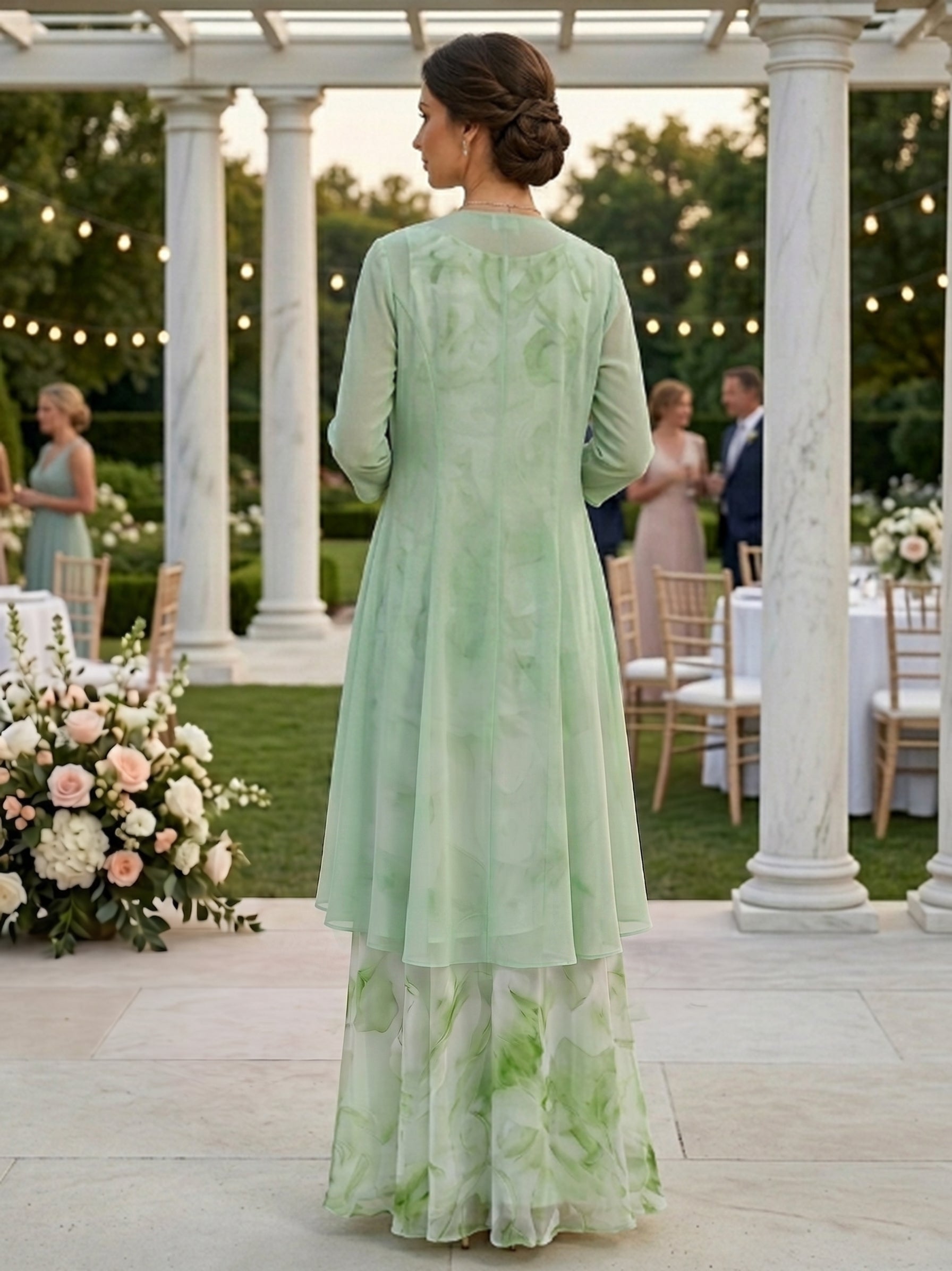 Floral Mother of the Bride Dress — The Elodie Isla | Guest & Gown