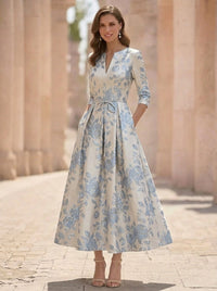 Tea-length Mother of the Bride Dress — The Lou Seraphine | Guest & Gown