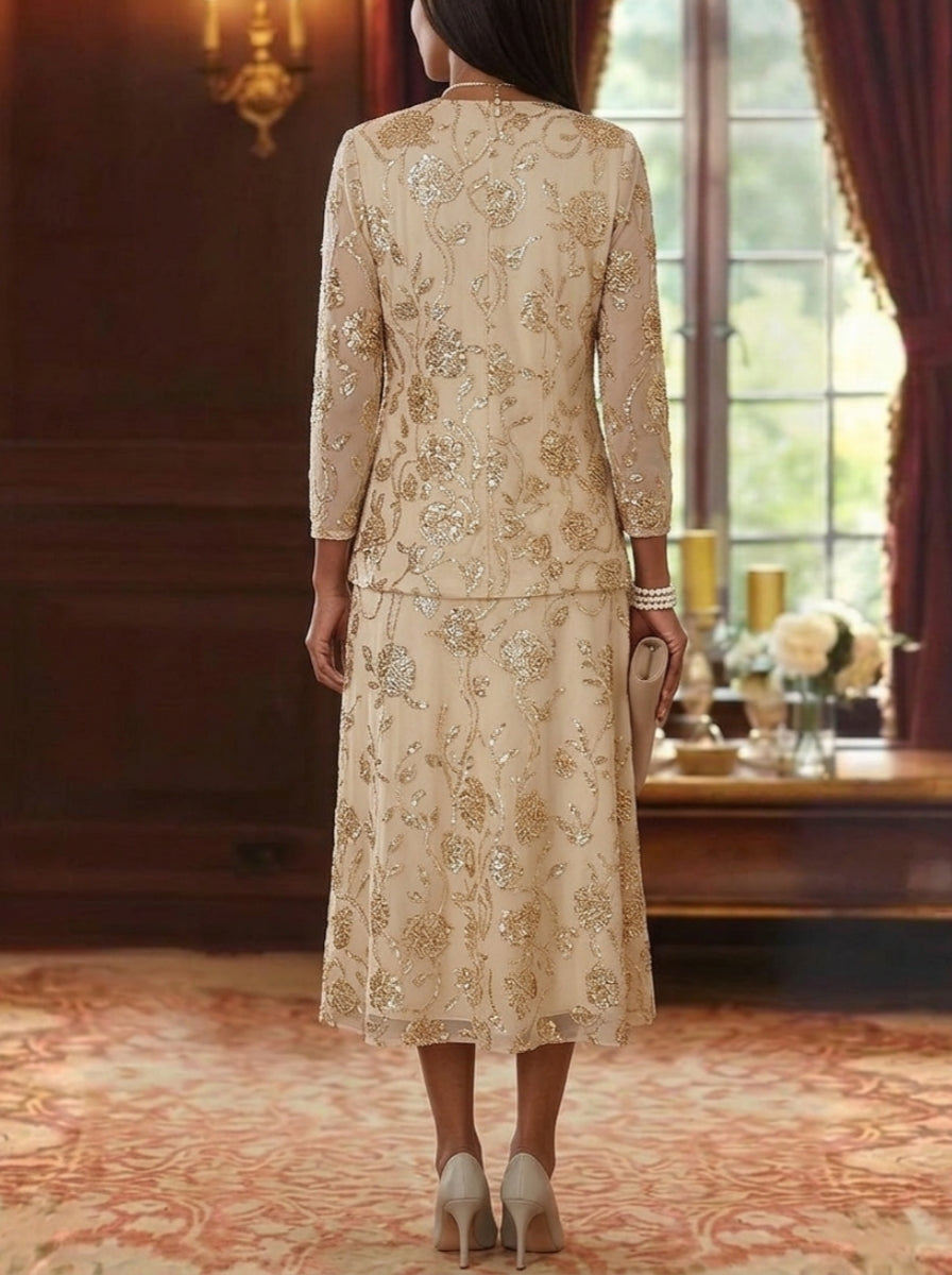 Mother of the Bride Tea Length Dress — The Indie Seraphine | Guest & Gown