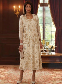 Mother of the Bride Tea Length Dress — The Indie Seraphine | Guest & Gown