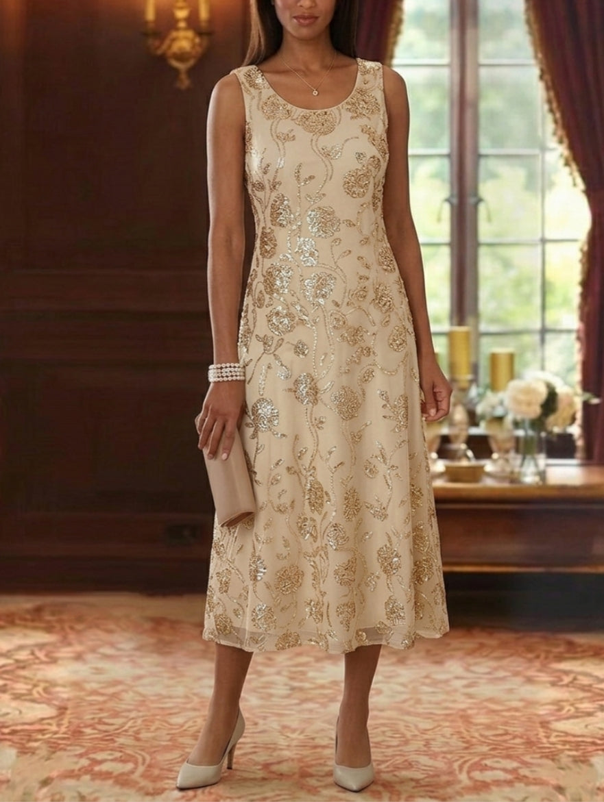 Mother of the Bride Tea Length Dress — The Indie Seraphine | Guest & Gown
