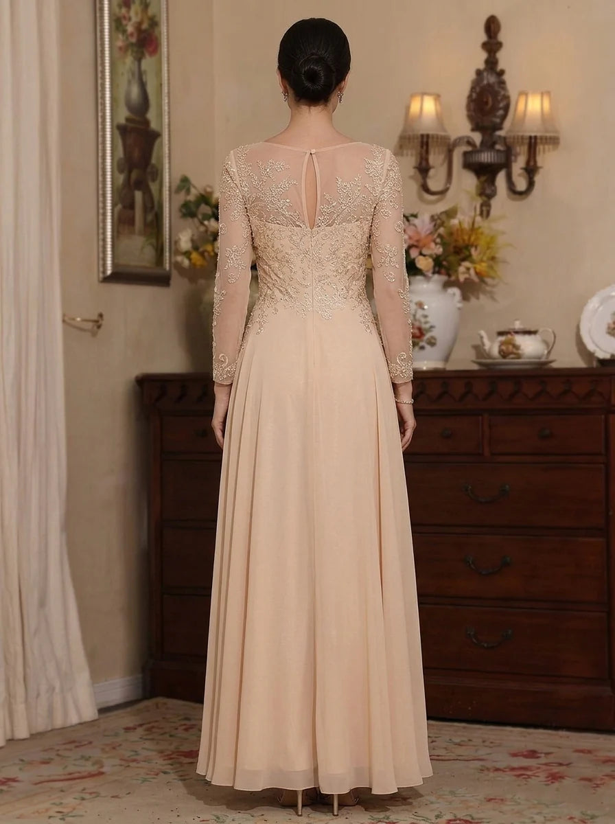 Long Sleeve Mother of the Bride Dress — The Saskia Seraphine | Guest & Gown