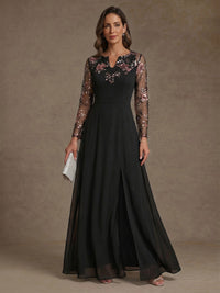 Long Sleeve Mother of the Bride Dress — The Della Seraphine | Guest & Gown