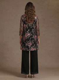 Long Floral Mother of the Bride Dress — The Bianca Seraphine | Guest & Gown — view 2