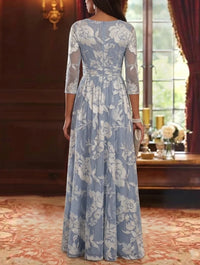 3 4 Sleeve Mother of the Bride Dress — The Magnolia Seraphine | Guest & Gown