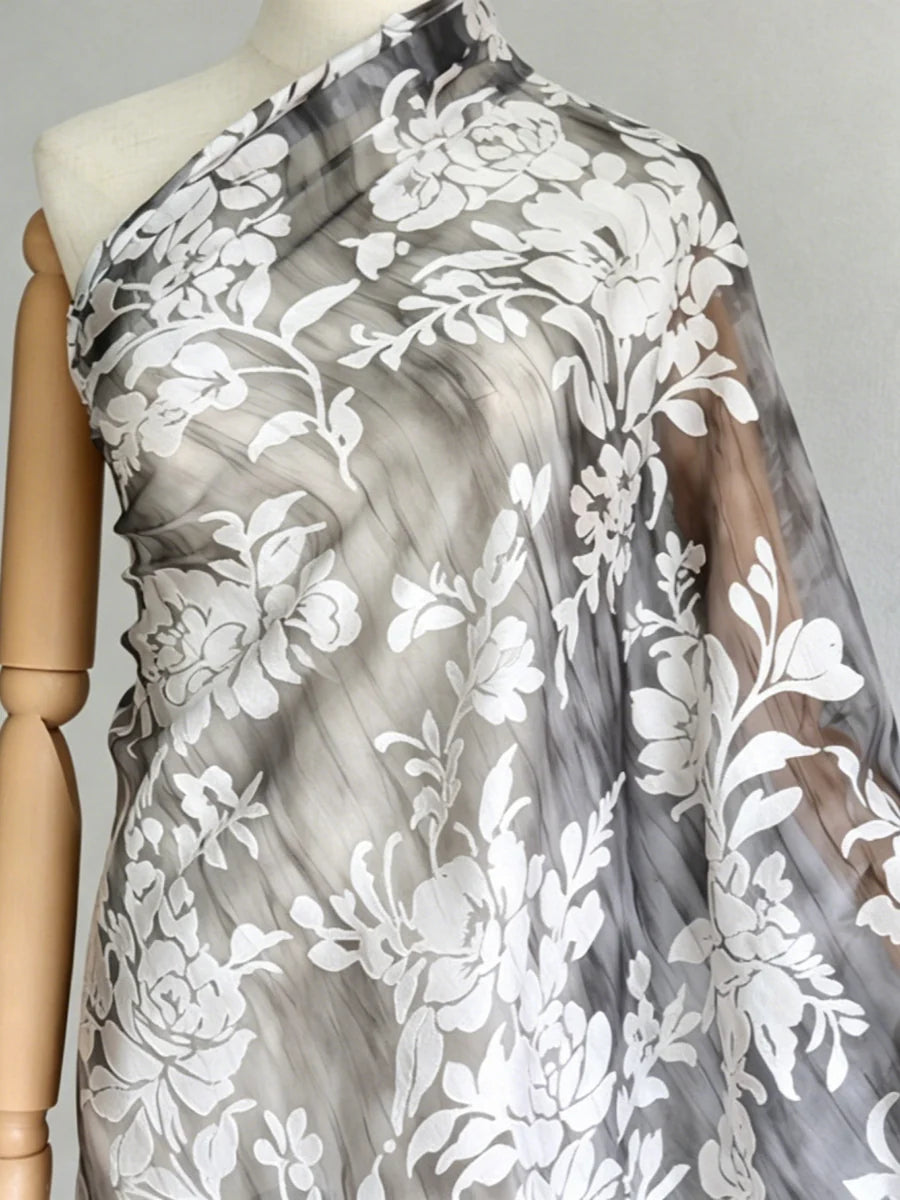 Mother of the Bride Tea Length Jacket Dress — The Della | Guest & Gown — view 8
