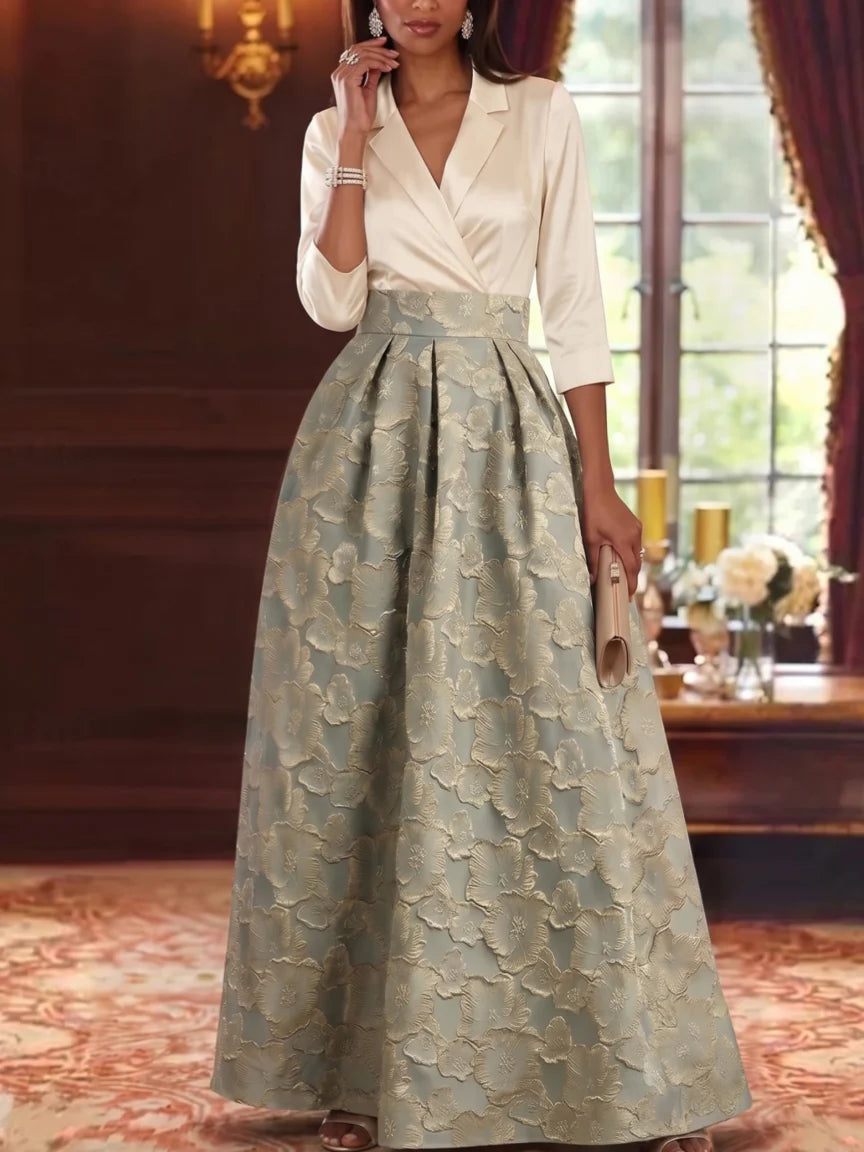 Elegant Mother of the Bride Dress with Sleeves — The Tess | Guest & Gown