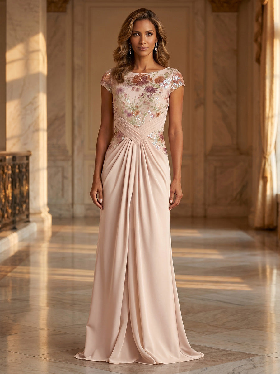 A-Line Mother of the Bride Dress — The Alma | Guest & Gown — view 3