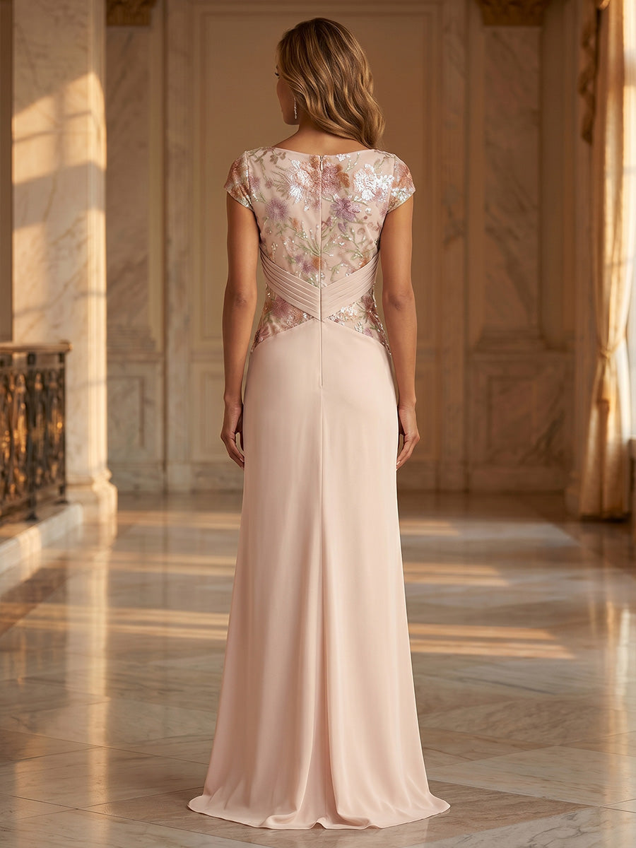 A-Line Mother of the Bride Dress — The Alma | Guest & Gown — view 2