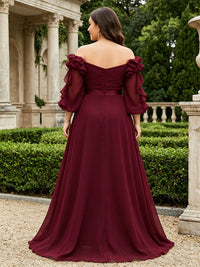 Plus Size Floor Length Mother of the Bride Dress — The Violette | Guest & Gown