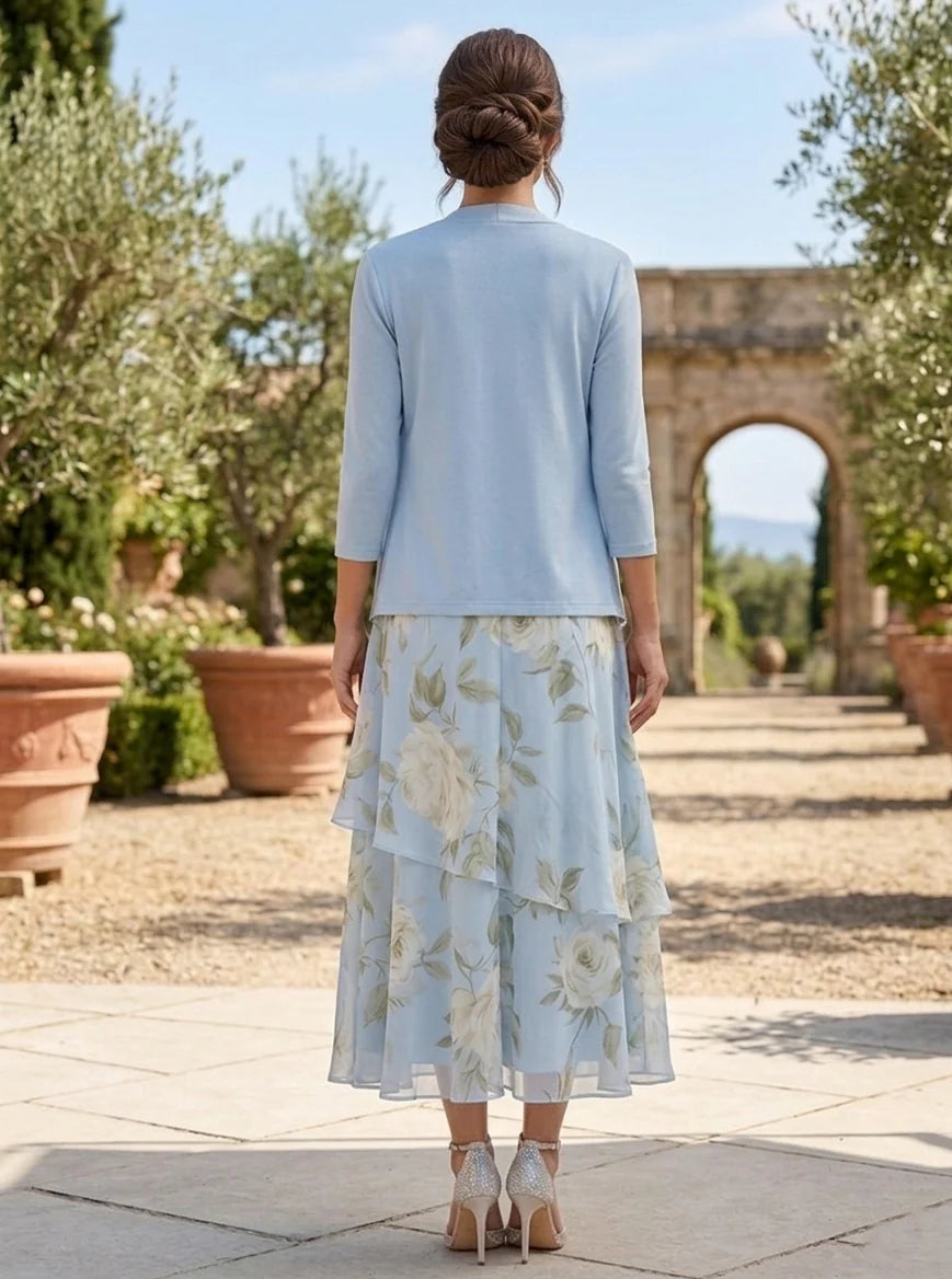 Tea Length Mother of the Bride Dress — The Tessa | Guest & Gown — view 2