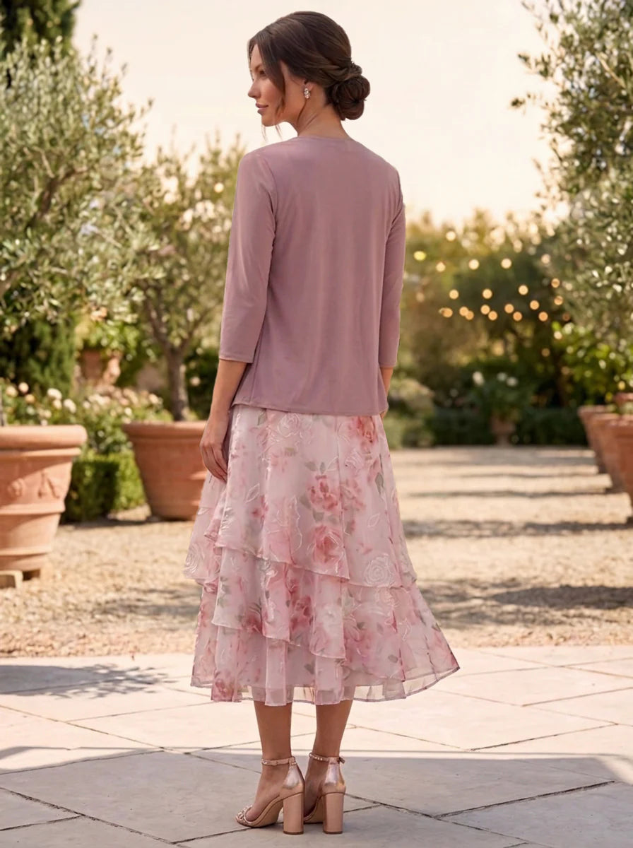Tea-length Mother of the Bride Dress — The Pearl | Guest & Gown