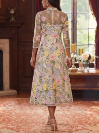Tea Length Mother of the Bride Dress — The Elowen | Guest & Gown