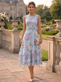 Tea Length Jacket Mother of the Bride Dress — The Carys | Guest & Gown