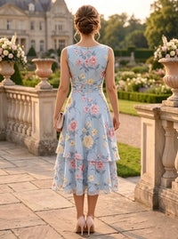 Tea Length Jacket Mother of the Bride Dress — The Carys | Guest & Gown