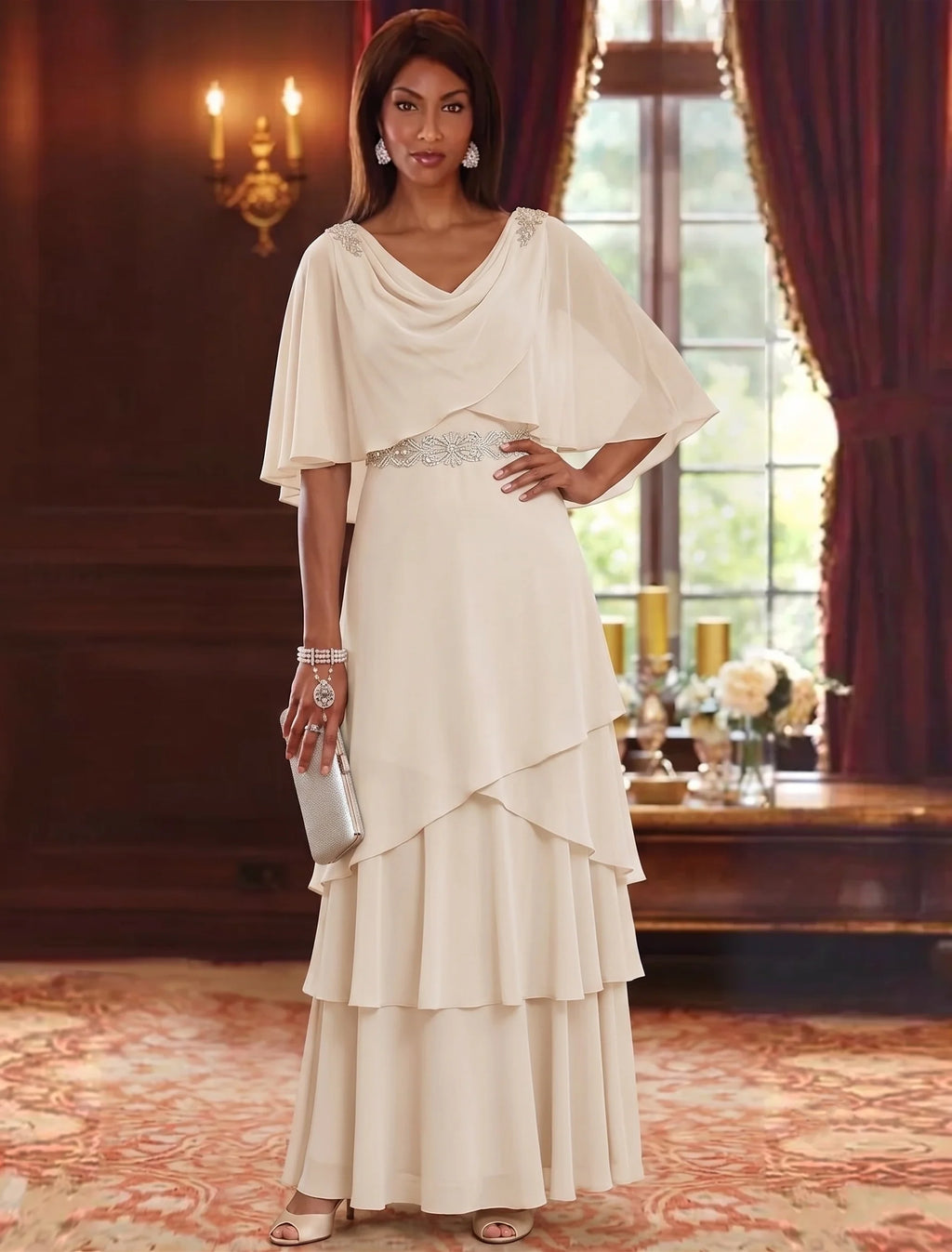 Elegant Mother of the Bride Dress — The Vesper | Guest & Gown