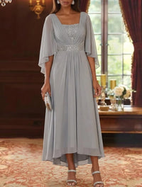 Tea Length Mother of the Bride Dress — The Una | Guest & Gown
