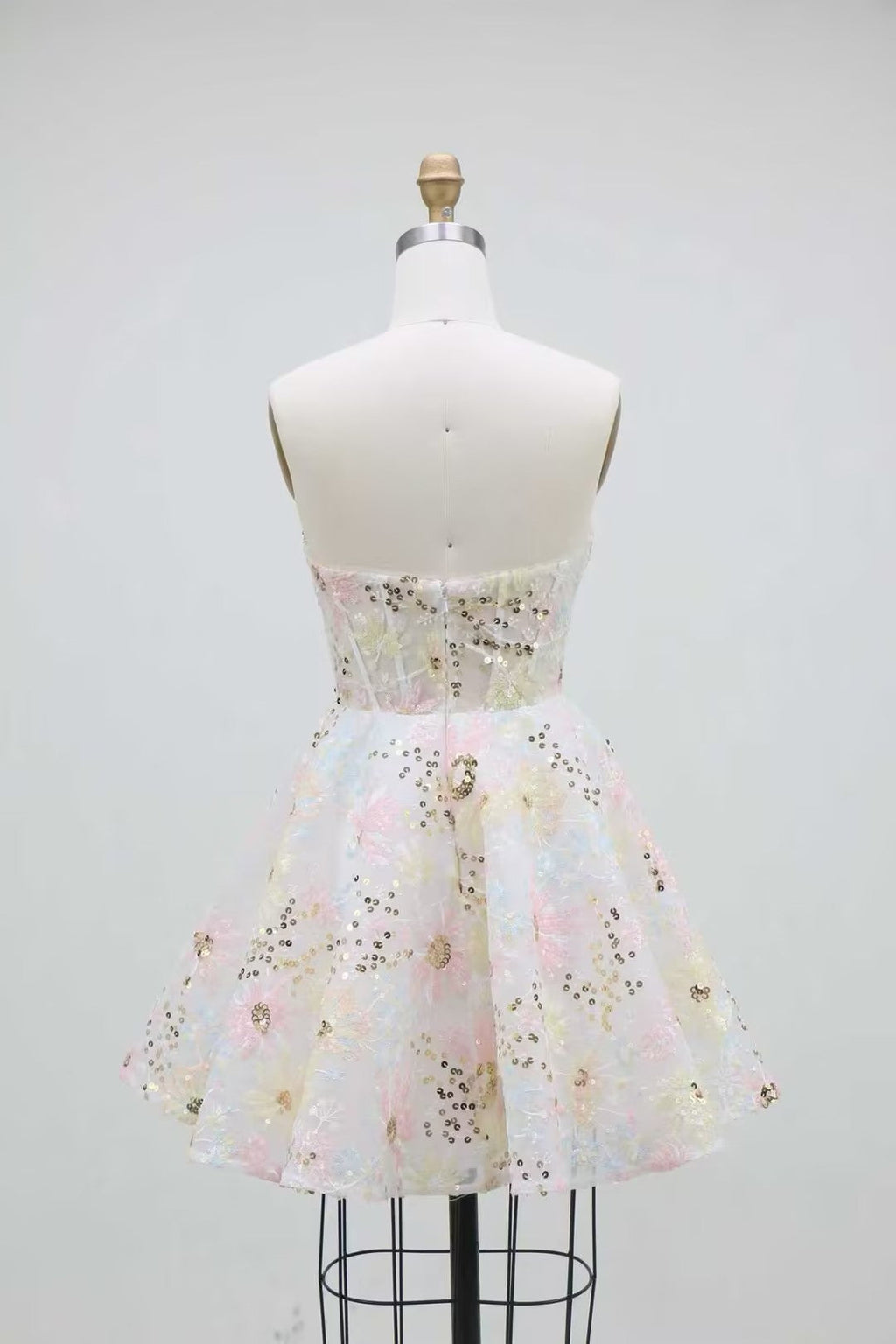 Strapless Homecoming Dress — The Coco Vivienne | Guest & Gown — view 3
