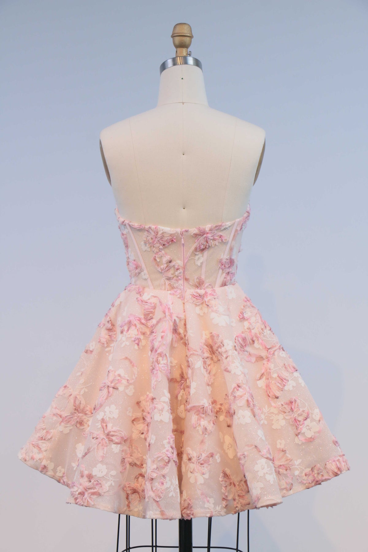 Strapless Homecoming Dress — The Lark Vivienne | Guest & Gown — view 3