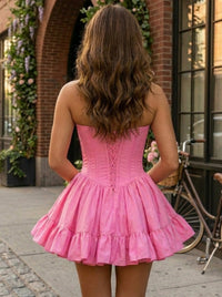 Strapless Homecoming Dress — The Hazel Isla | Guest & Gown