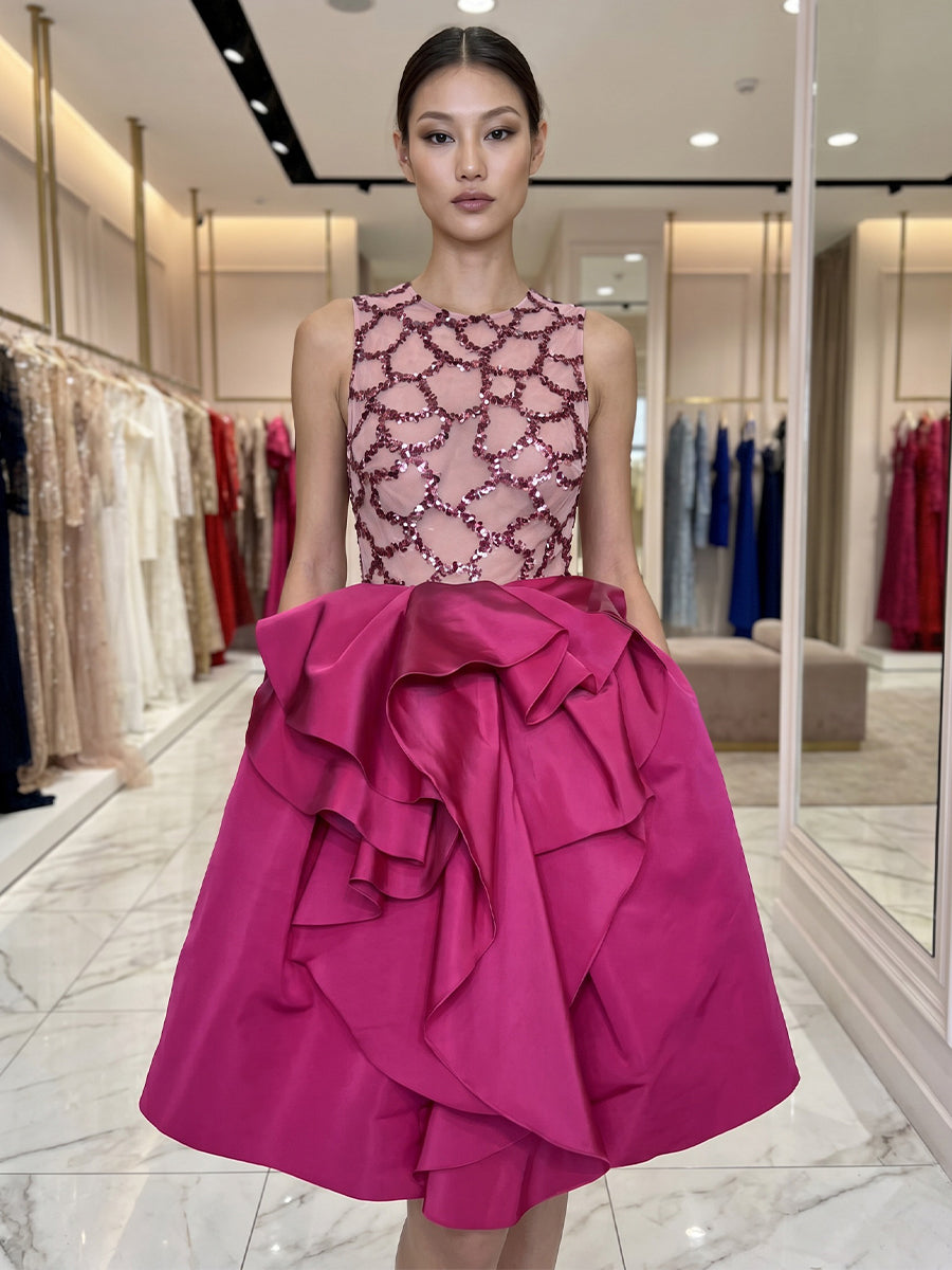 Satin Homecoming Dress — The Bianca | Guest & Gown